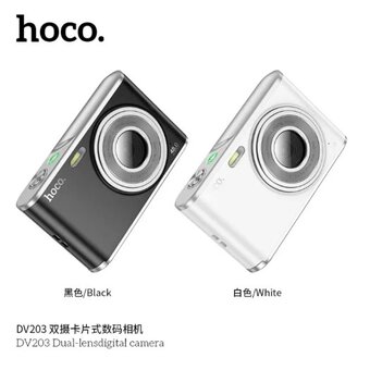  Фотоаппарат Hoco DV203 Dual-lens digital camera white 
