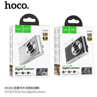  Фотоаппарат Hoco DV203 Dual-lens digital camera white 