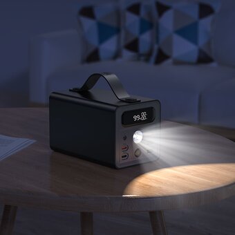  Аккумулятор внешний резервный HOCO J138 Distant 22.5W+PD20W+DC12V multi-function power bank 60000mAh black 