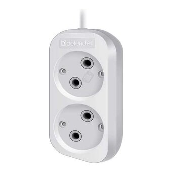  Сетевой удлинитель Defender B220 (99272) 5м, белый 