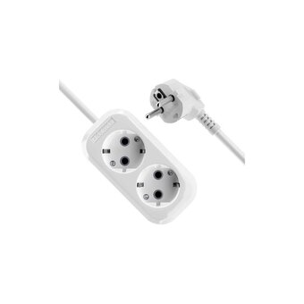  Сетевой удлинитель Defender R320 (99367) 5м, белый 