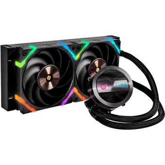  СВО Valkyrie Dragonfang 240 Black (HW GL240) / 2x120mm ARGB fans, 800-2150RPM, 80CFM, 29dBA, 250W TDP 