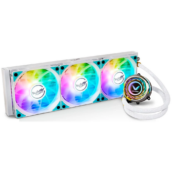  СВО Valkyrie Jarn 360 ARGB White (HW C360W) / 3x120mm ARGB fans, 700-1850RPM, 75CFM, 34dBA, 300W TDP 