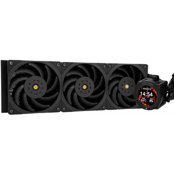  СВО Thermalright Core Vision 360 (C-Vision-360-BL) Soc-AM5/AM4/1200/1700/1851 черный 4-pin 28.1dB Al LCD Ret 