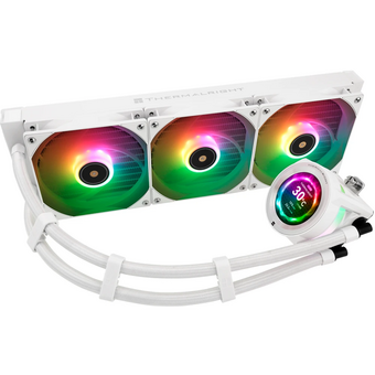  СВО Thermalright Core Vision 360 ARGB (C-Vision-360-WH-ARGB) Soc-AM5/AM4/1200/1700/1851 белый 4-pin 28.1dB Al LCD Ret 