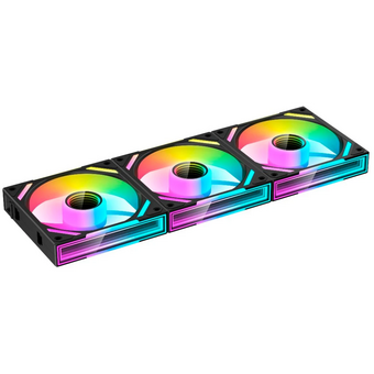  Комплект вентиляторов (3шт) XASTRA FS120B ARGB triple pack 120x120x25мм (PWM, ARGB, Infinity lighting effect., Daisy-chain соединение, 800-2000 rpm) 
