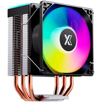  Кулер XASTRA AE903 FRGB LGA1851/1700/1200/115X/AM5/AM4 (TDP 130W, 3 тепл.трубки, PWM Fan FRGB 92mm, Top cover with FRGB LED) RET 