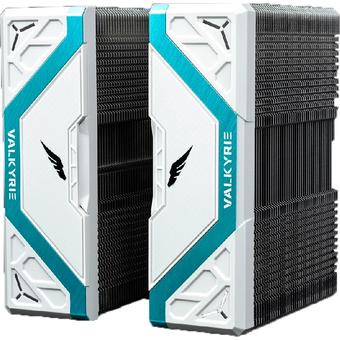  Кулер Valkyrie DL125 Vind White (HW NA125-W) / 6HPx6mm, 230W TDP, 2x120mm ARGB fans, 800-1850RPM, 80CFM, 29dBA 