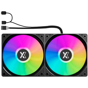  СВО XASTRA LP240 ARGB BK Intel LGA LGA1851/1700/1200/115X/AM5/AM4 (2x120, ARFB fan and Pump, TDP 265W, black) RET 