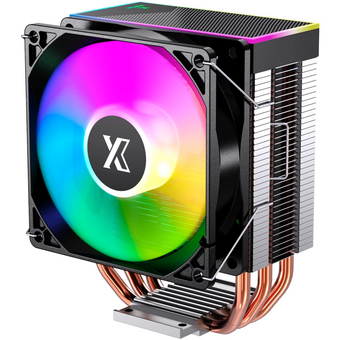  Кулер XASTRA AE903 FRGB LGA1851/1700/1200/115X/AM5/AM4 (TDP 130W, 3 тепл.трубки, PWM Fan FRGB 92mm, Top cover with FRGB LED) RET 