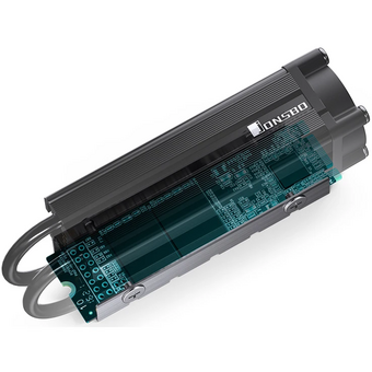  Кулер для SSD M.2 2280 JONSBO M.2-7 Black (1*30mm PWM Fan, 2 тепловые трубки, черный) 