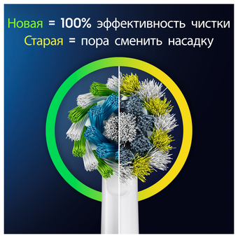  Электрическая зубная щетка Oral-B Vitality Pro 80368962 насадки 2шт, сиреневый 