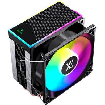  Кулер XASTRA AE903 FRGB LGA1851/1700/1200/115X/AM5/AM4 (TDP 130W, 3 тепл.трубки, PWM Fan FRGB 92mm, Top cover with FRGB LED) RET 
