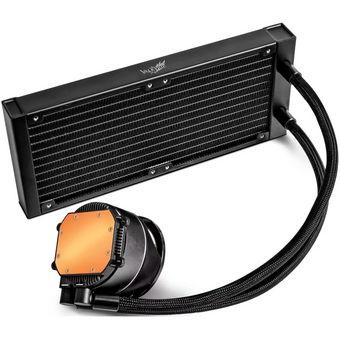  СВО Valkyrie Dragonfang 240 Black (HW GL240) / 2x120mm ARGB fans, 800-2150RPM, 80CFM, 29dBA, 250W TDP 