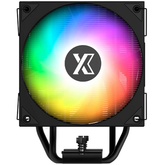  Кулер XASTRA AR400 ARGB BK LGA1851/1700/1200/115X/AM5/AM4 (TDP 220W, 4 тепл.трубки, PWM Fan ARGB 120mm , top cover with ARGB led, black h 