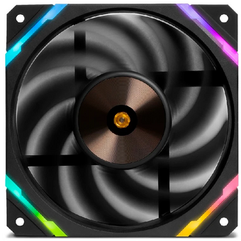  Кулер Valkyrie SL125 Loki Black (HW SL125 Loki) / 6HPx6mm, 230W TDP, 2x120mm ARGB fans, 800-1850RPM, 80CFM, 29dBA 
