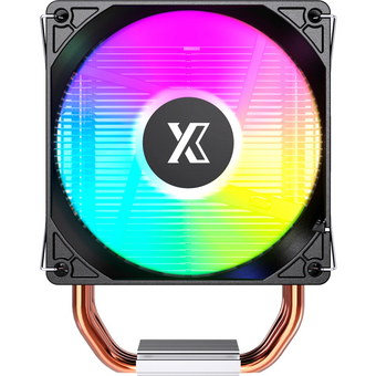  Кулер XASTRA AE903 FRGB LGA1851/1700/1200/115X/AM5/AM4 (TDP 130W, 3 тепл.трубки, PWM Fan FRGB 92mm, Top cover with FRGB LED) RET 