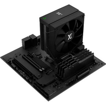  Кулер XASTRA AR400 Digital BK LGA1851/1700/1200/115X/AM5/AM4 (TDP 220W, 4 тепл.трубки ,PWM Fan 120mm black , top cover with display, black) 