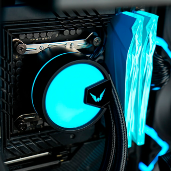  СВО Valkyrie A360 ARGB Black (HW A360) / 3x120mm ARGB fans, 800-1800RPM, 80CFM, 32.2dBA, 280W TDP 