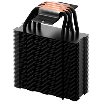  Кулер XASTRA AR400 ARGB BK LGA1851/1700/1200/115X/AM5/AM4 (TDP 220W, 4 тепл.трубки, PWM Fan ARGB 120mm , top cover with ARGB led, black h 