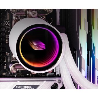 СВО PCCooler DA360 ARGB WH (DA360-WHAWXX-GL) LGA115X/1200/1700/1851/20XX /AM4/AM5 (TDP 300W, 3х120mm PWM ARGB Fan) 
