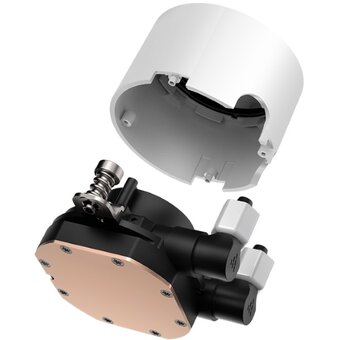  СВО PCCooler DA360 ARGB WH (DA360-WHAWXX-GL) LGA115X/1200/1700/1851/20XX /AM4/AM5 (TDP 300W, 3х120mm PWM ARGB Fan) 