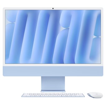  Моноблок Apple iMac A3137 (MWV33ZP/A) 4.5K 24" Apple M4 10 core, 16ГБ 512ГБ SSD, macOS синий 