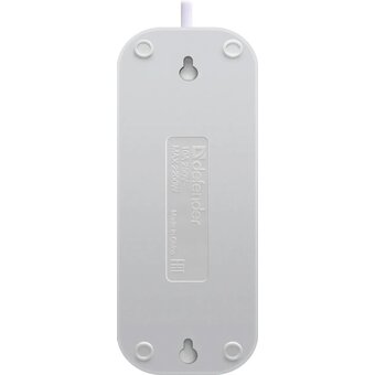  Сетевой удлинитель Defender B230 (99273) 1.5м, белый 