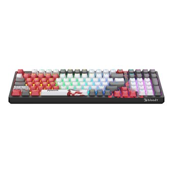  Клавиатура A4Tech Bloody WS98 Naraka серый/красный 
