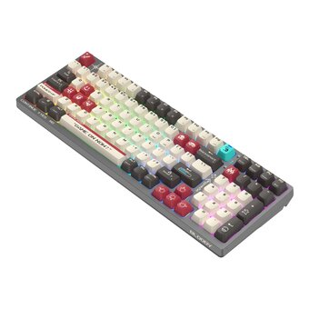  Клавиатура A4Tech Bloody WS98 Pixels Red темно-серый/белый 