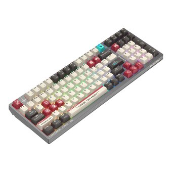  Клавиатура A4Tech Bloody WS98 Pixels Red темно-серый/белый 