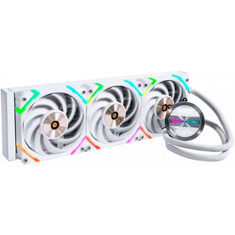  СВО Valkyrie Dragonfang 360 White (HW GL360W) / 3x120mm ARGB fans, 800-2150RPM, 80CFM, 29dBA, 300W TDP 