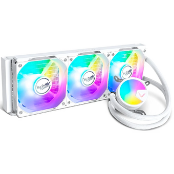  СВО Valkyrie A360 ARGB White (HW A360W) / 3x120mm ARGB fans, 800-1800RPM, 80CFM, 32.2dBA, 280W TDP 