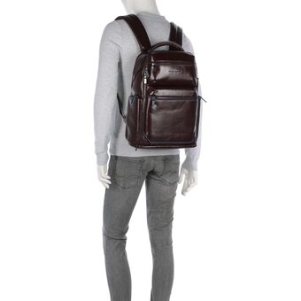  Рюкзак Piquadro Blue Square CA6592B2BM/MO красное дерево натуральная кожа 