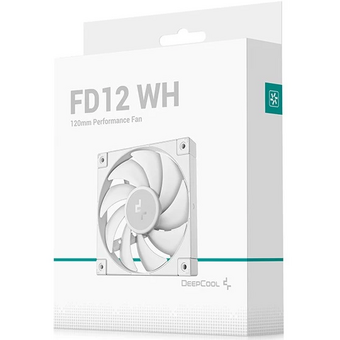  Вентилятор DEEPCOOL FD12 WH 120x120x25мм (PWM, белый, 400-2050об/мин) Color BOX 