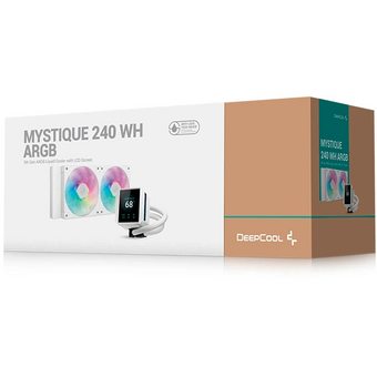  СВО DEEPCOOL Mystique 240 WH ARGB LGA20XX/1700/1200/115X/AM5/AM4 (TDP 250W, ARGB Lighting, Anti-Leak edition, PWM) 