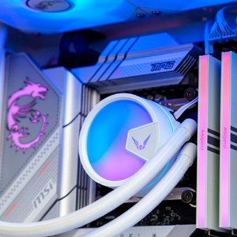  СВО Valkyrie A360 ARGB White (HW A360W) / 3x120mm ARGB fans, 800-1800RPM, 80CFM, 32.2dBA, 280W TDP 