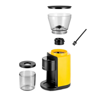  Кофемолка Kitfort КТ-7209-1 черный/желтый 