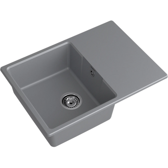  Кухонная мойка GRANFEST Urban 668L dark gray 