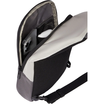  Рюкзак слинг Piquadro Brief2 Special CA4536BR2S/GRN серый нейлон 