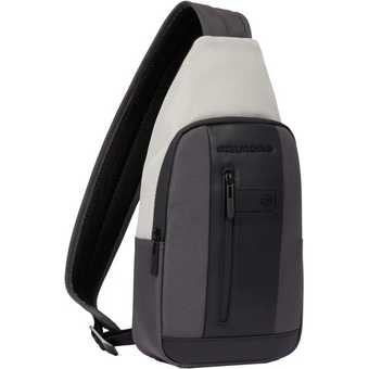  Рюкзак слинг Piquadro Brief2 Special CA4536BR2S/GRN серый нейлон 