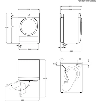  Стиральная машина Electrolux EW8D595MCE 