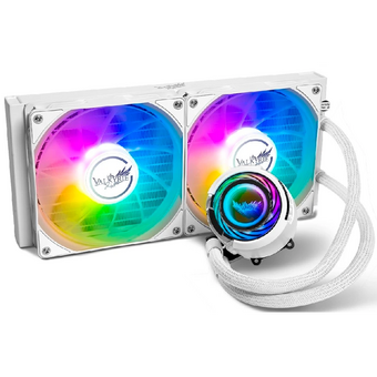  СВО Valkyrie Jarn 280 ARGB White (HW C280W) / 2x140mm ARGB fans, 500-1850RPM, 105CFM, 32dBA, 300W TDP 