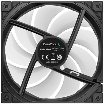  Вентилятор DEEPCOOL FD14 ARGB-3 in 1 140x140x25мм (PWM, ARGB, черный, 400-1650об/мин) Color BOX 