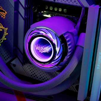  СВО Valkyrie Jarn 280 ARGB White (HW C280W) / 2x140mm ARGB fans, 500-1850RPM, 105CFM, 32dBA, 300W TDP 