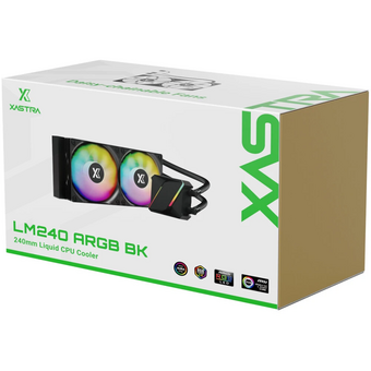  СВО XASTRA LM240 ARGB BK LGA LGA1851/1700/1200/115X/AM5/AM4 (2x120 ARFB fan, TDP 265W, black) RET 