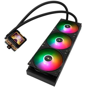  СВО Thermalright Frozen Warframe 360 ARGB (F-WFRAME-360-BL-ARGB) Soc-AM5/AM4/1200/1700/1851 черный 4-pin 29.8dB Al LCD Ret 