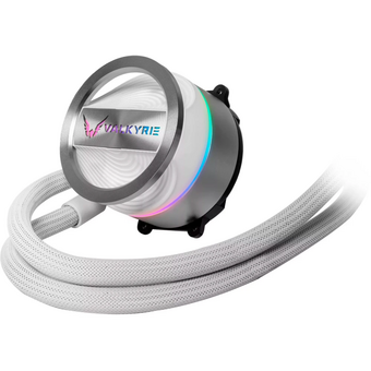  СВО Valkyrie Dragonfang 240 White (HW GL240W) / 2x120mm ARGB fans, 800-2150RPM, 80CFM, 29dBA, 250W TDP 