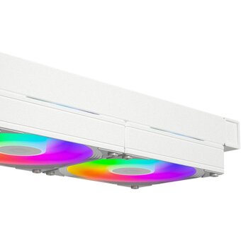  СВО ID-COOLING FX240 INF White LGA1700/1200/115X/AM4/AM5 (TDP 300W, ARGB Fan and Pump, PWM, Dual Fan 120mm, белый) RE 