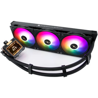  СВО Thermalright Frozen Warframe 360 ARGB (F-WFRAME-360-BL-ARGB) Soc-AM5/AM4/1200/1700/1851 черный 4-pin 29.8dB Al LCD Ret 